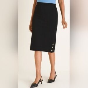 Chico's Skirt in Black. Size 1